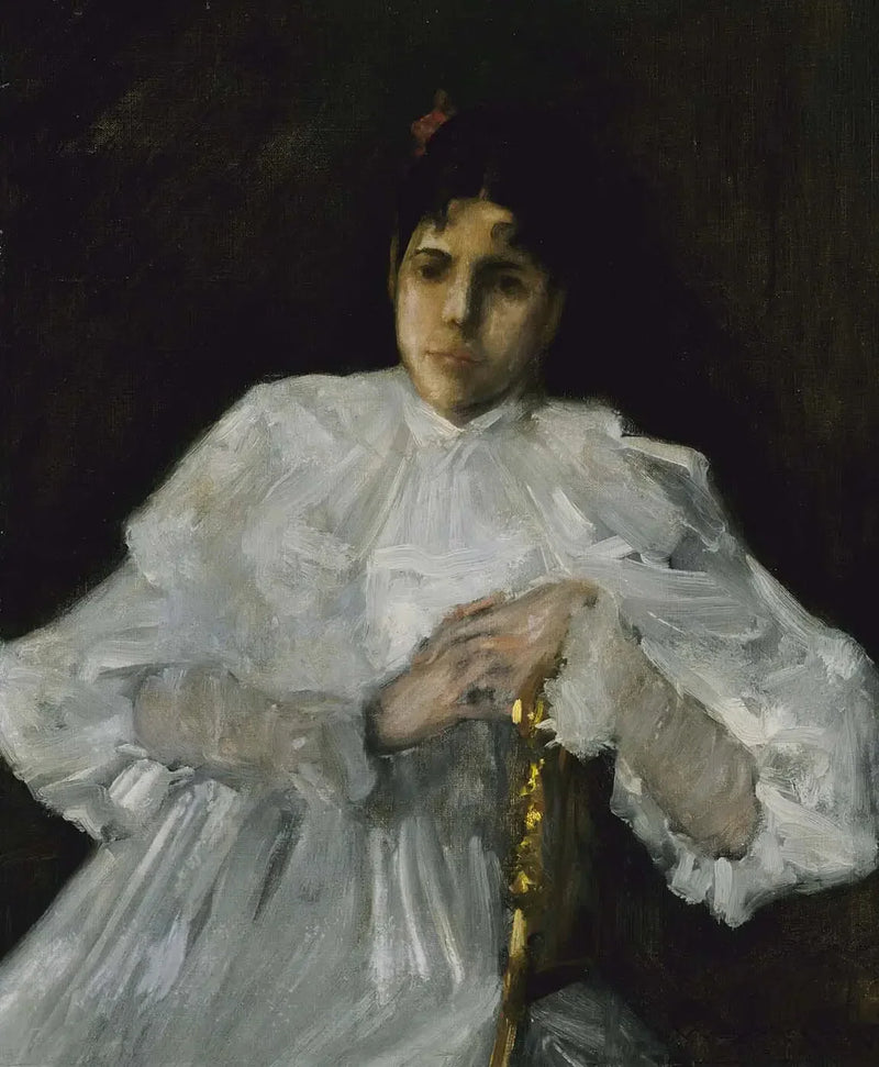 Dziewczyna w bieli - William Merritt Chase