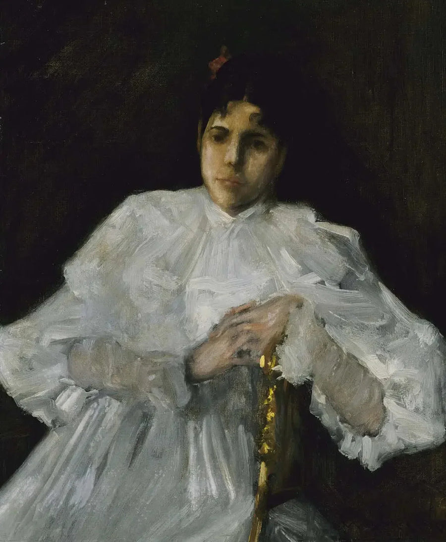 Dziewczyna w bieli - William Merritt Chase
