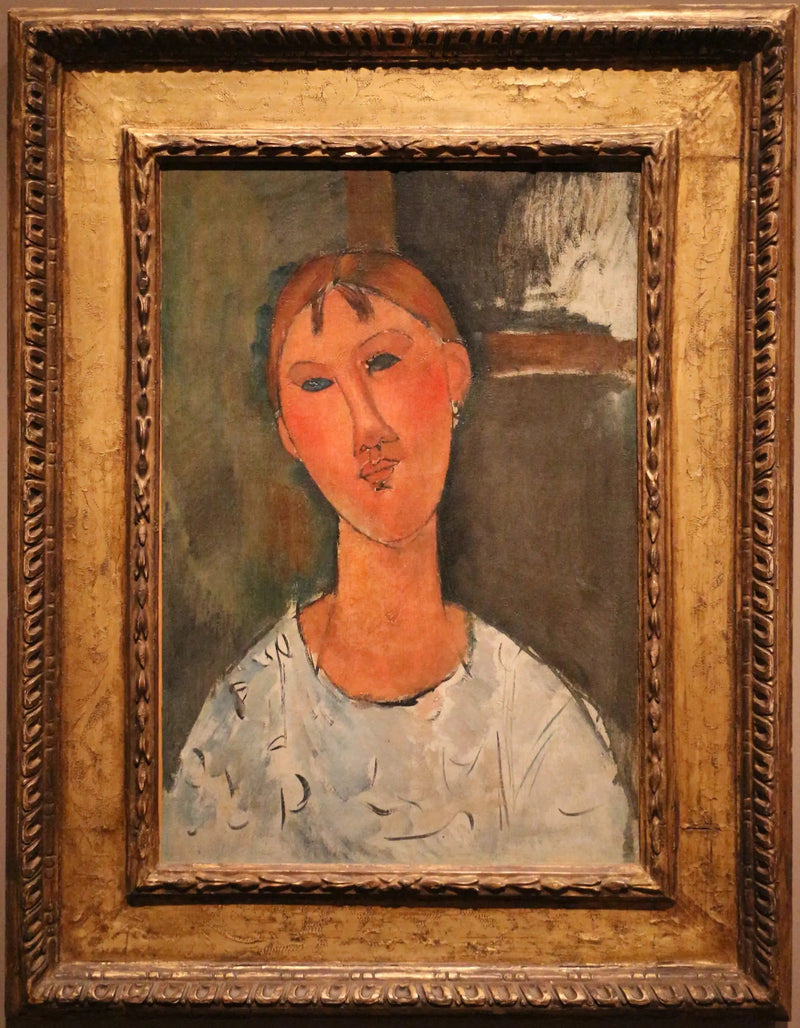 Dziewczyna w białej bluzce - Amedeo Modigliani