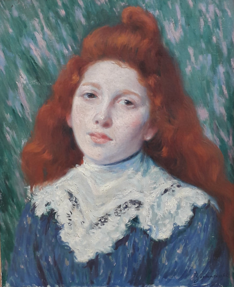 dziewczyna w białym kołnierzyku - Federico Zandomeneghi