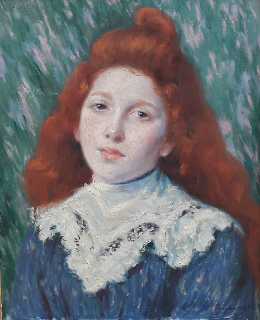 dziewczyna w białym kołnierzyku - Federico Zandomeneghi