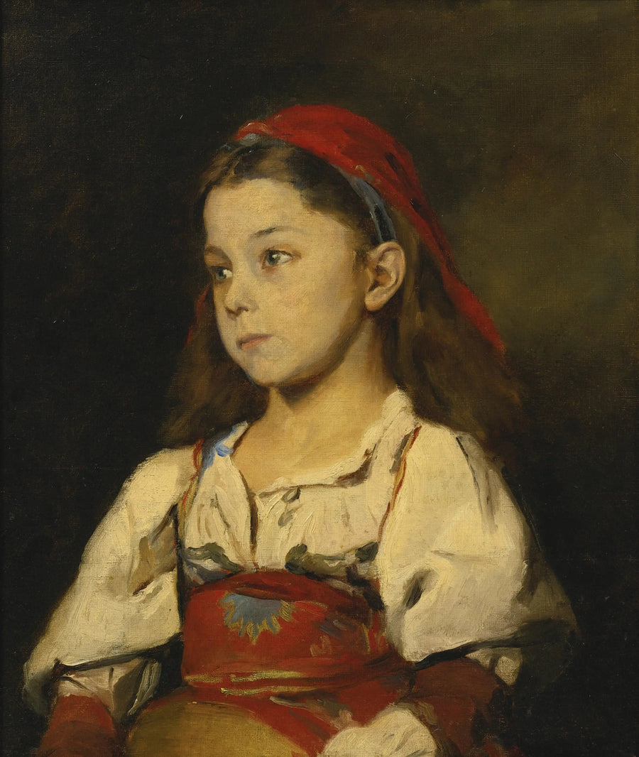 Dziewczyna w kostiumie Ciociaro - William Merritt Chase