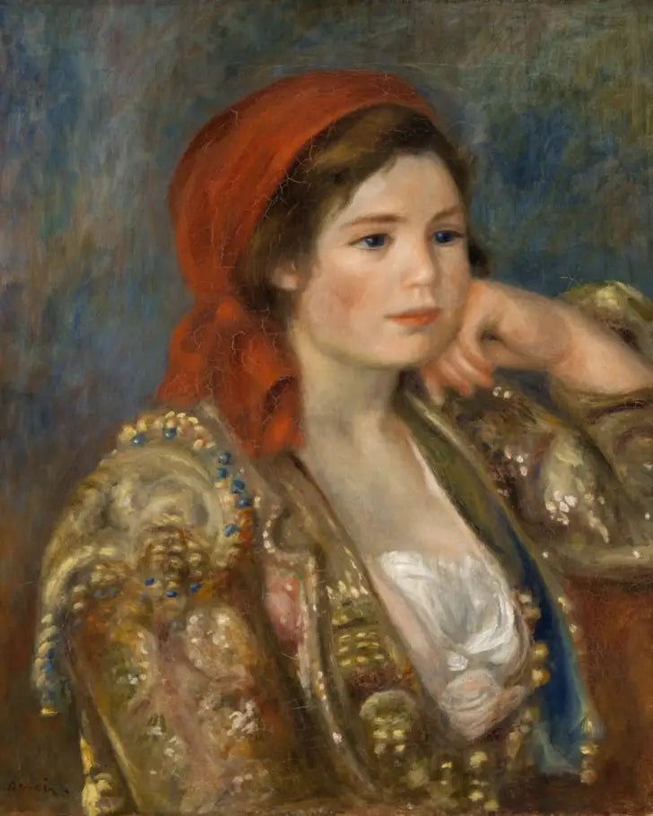 Dziewczyna w hiszpańskiej kurtce - Pierre-Auguste Renoir