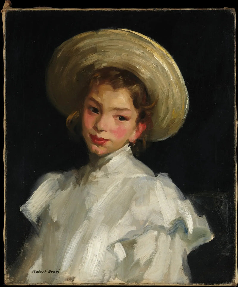 Holenderska dziewczyna w bieli - Robert Henri