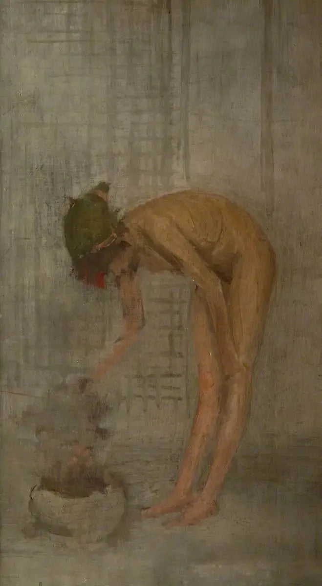 Nagie dziewczę z misą - James Abbott McNeill Whistler