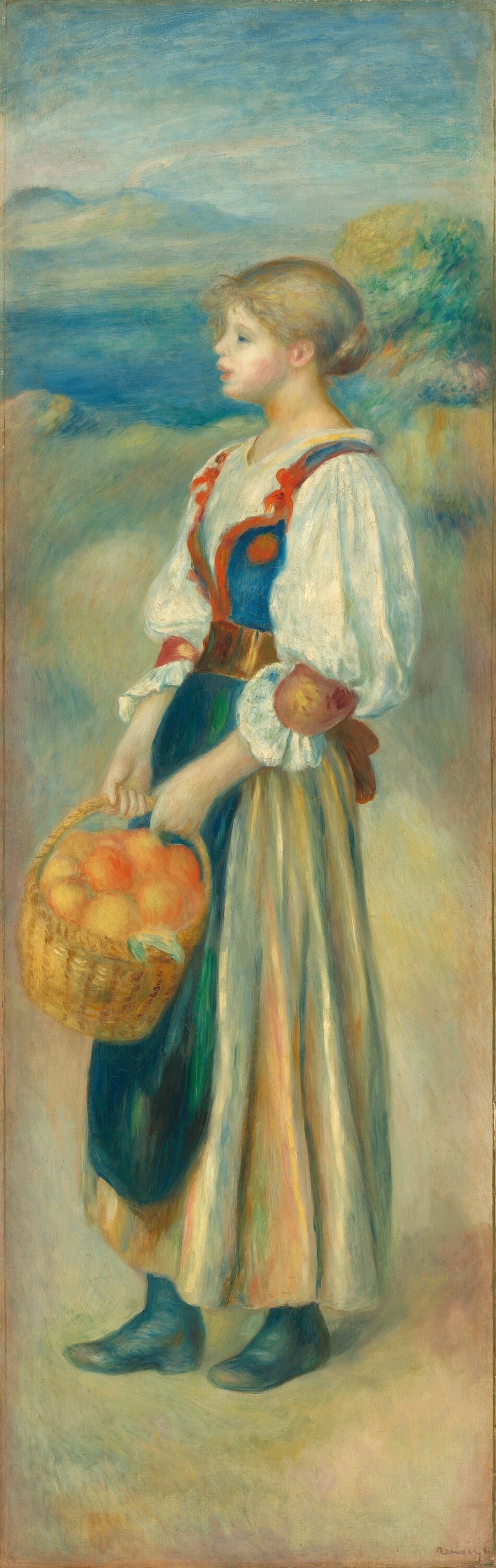 Sprzedawczyni pomarańczy - Pierre-Auguste Renoir