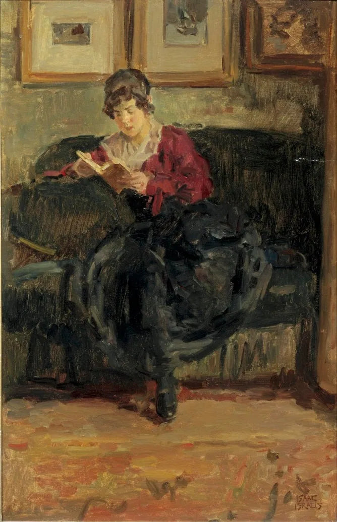 dziewczyna czytająca - Isaac Israëls