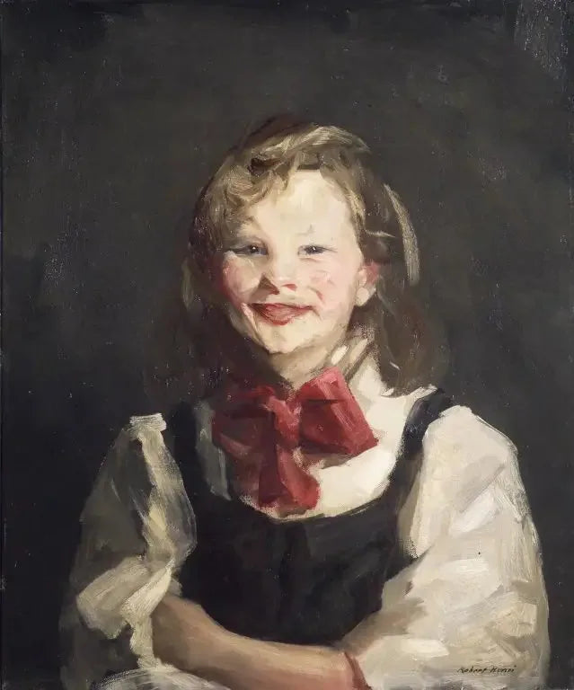 Dziewczyna śmieje się - Robert Henri