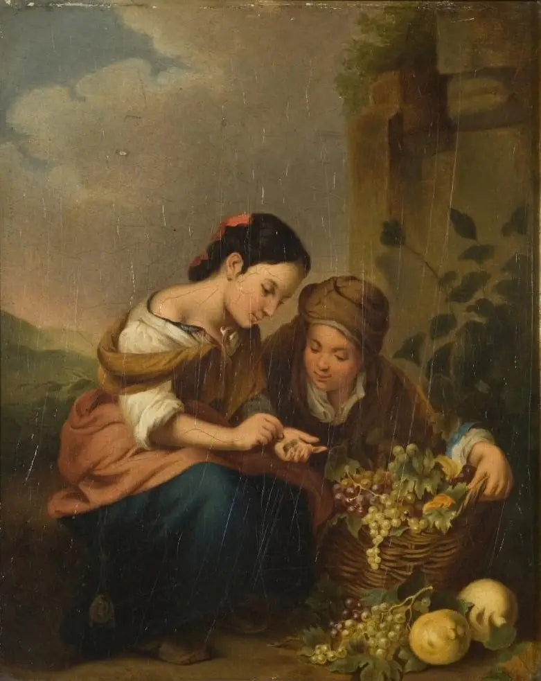 Dziewczęta liczące kawałki - Bartolomé Esteban Murillo