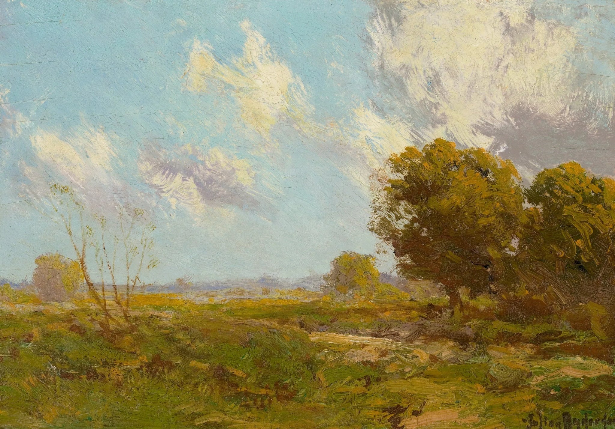 Fin d'après-midi - Julian Onderdonk image 1 reproduction artisanale de tableau