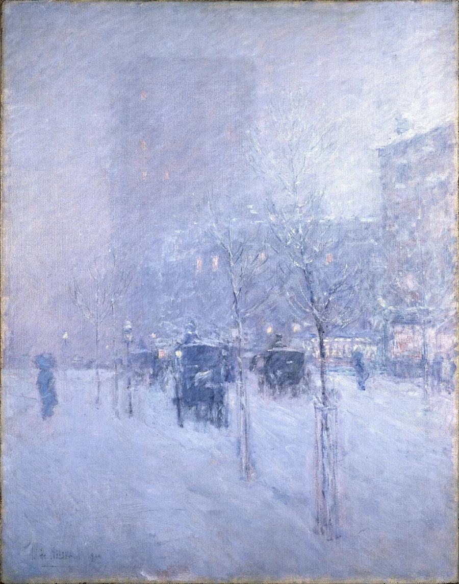 Koniec popołudnia, Nowy Jork, zima - Childe Hassam