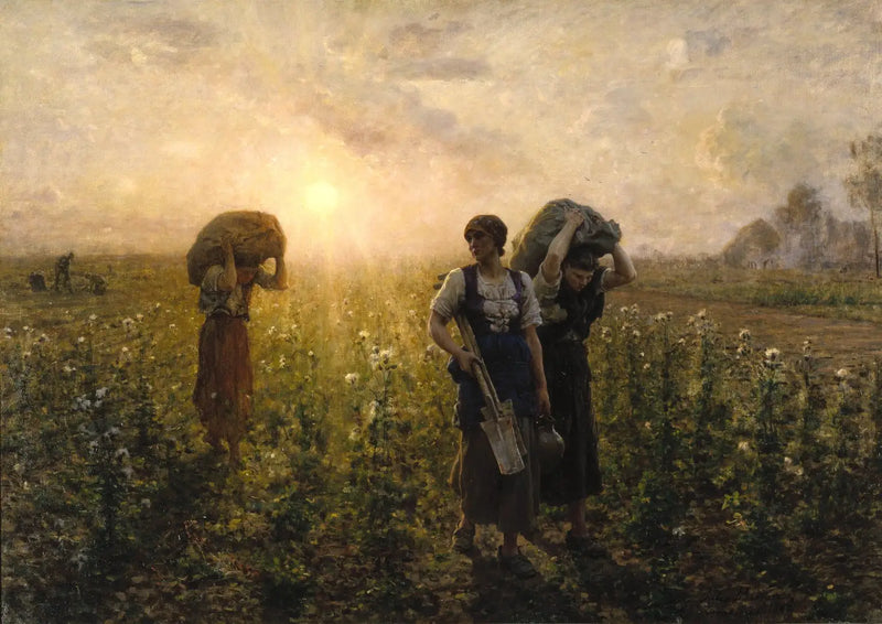 Koniec pracy - Jules Breton