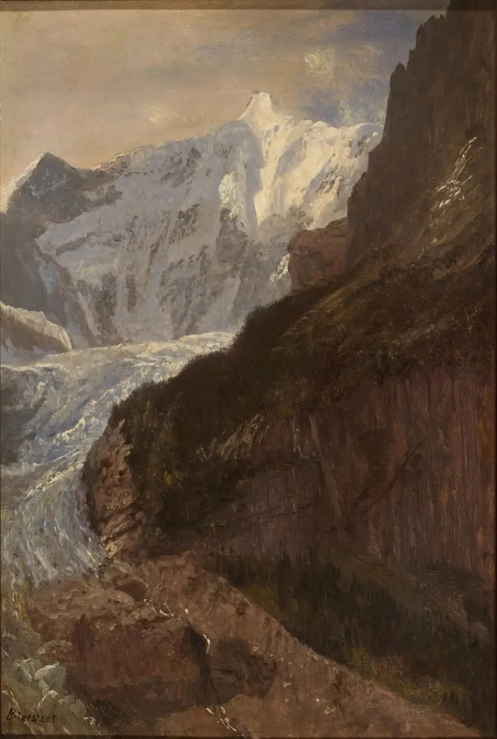Finsterhorn - Albert Bierstadt image 1 copie de tableau peinte à la main
