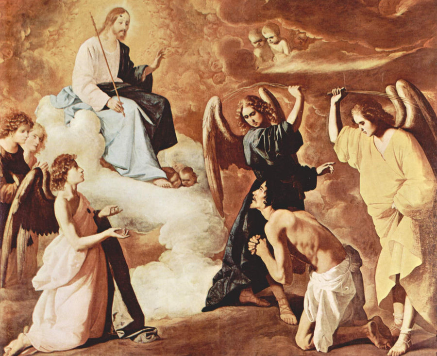 Biczowanie świętego Hieronima - Francisco de Zurbarán