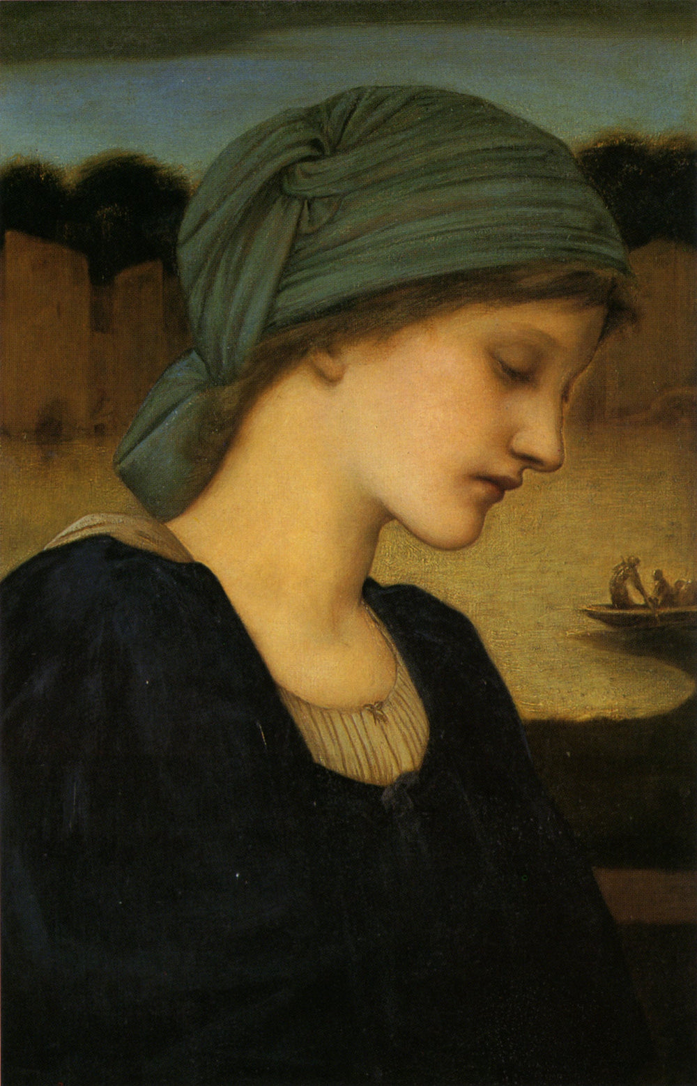 Flamme Vestalis - Edward Burne-Jones image 1 tableau peint à l’huile sur toile
