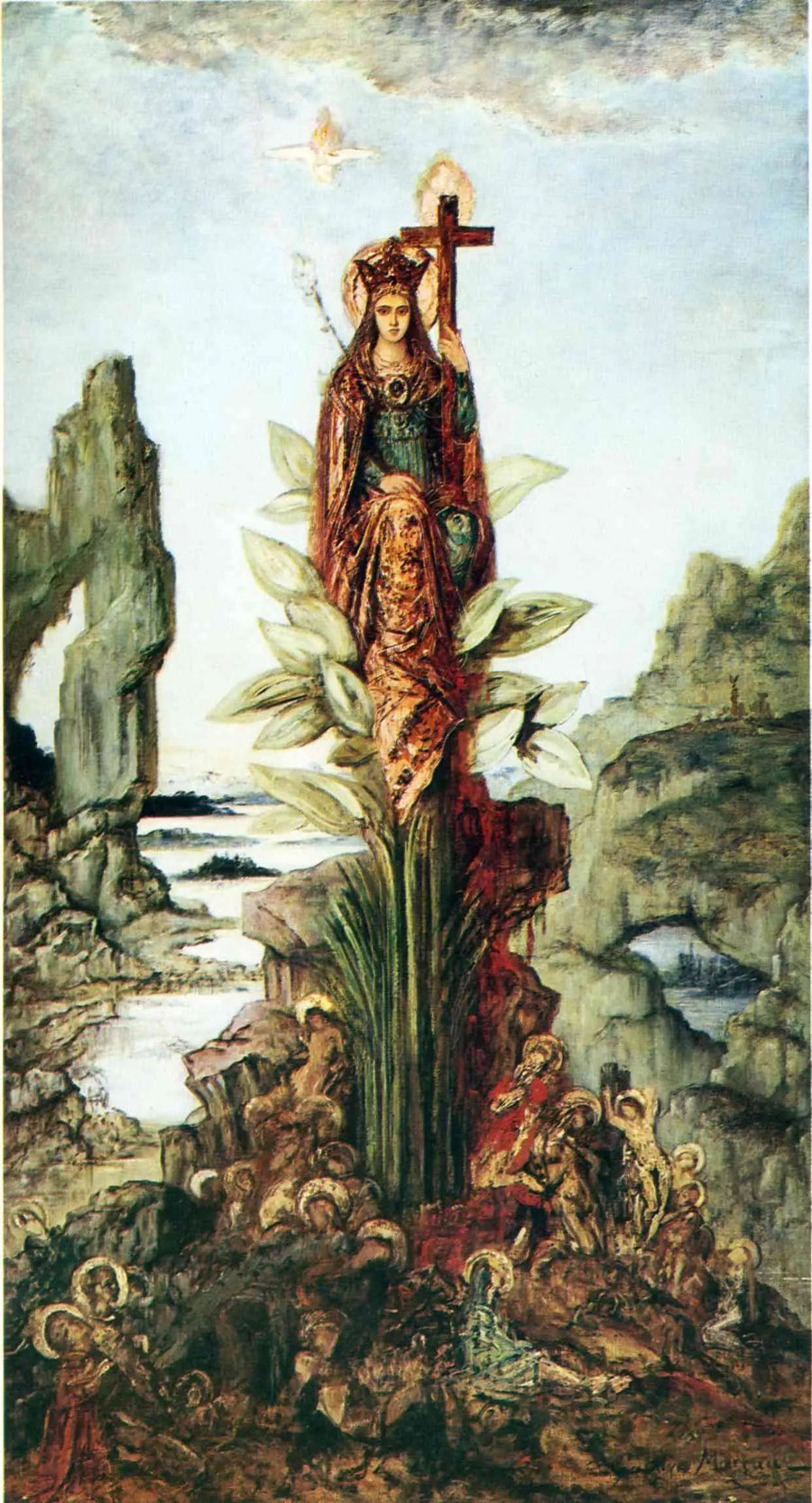 Mistyczny kwiat - Gustave Moreau