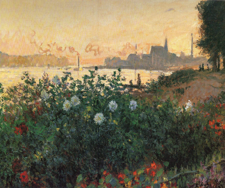 Kwiaty nad brzegiem Sekwany, Argenteuil W453 - Claude Monet
