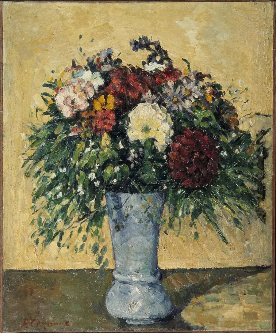 Kwiaty w wazonie - Paul Cézanne