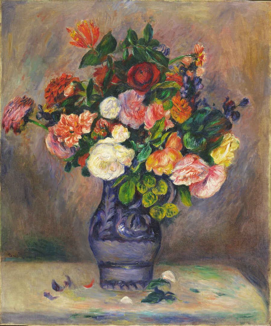 Kwiaty w wazonie - Pierre-Auguste Renoir