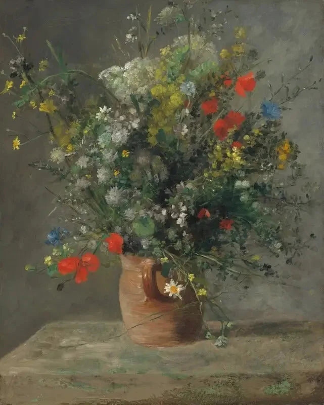 Kwiaty w wazonie - Pierre-Auguste Renoir
