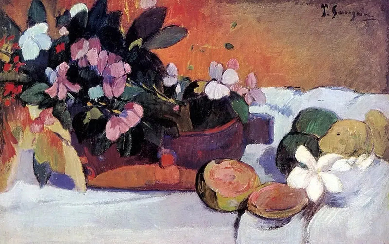 Kwiaty w wazonie - Paul Gauguin