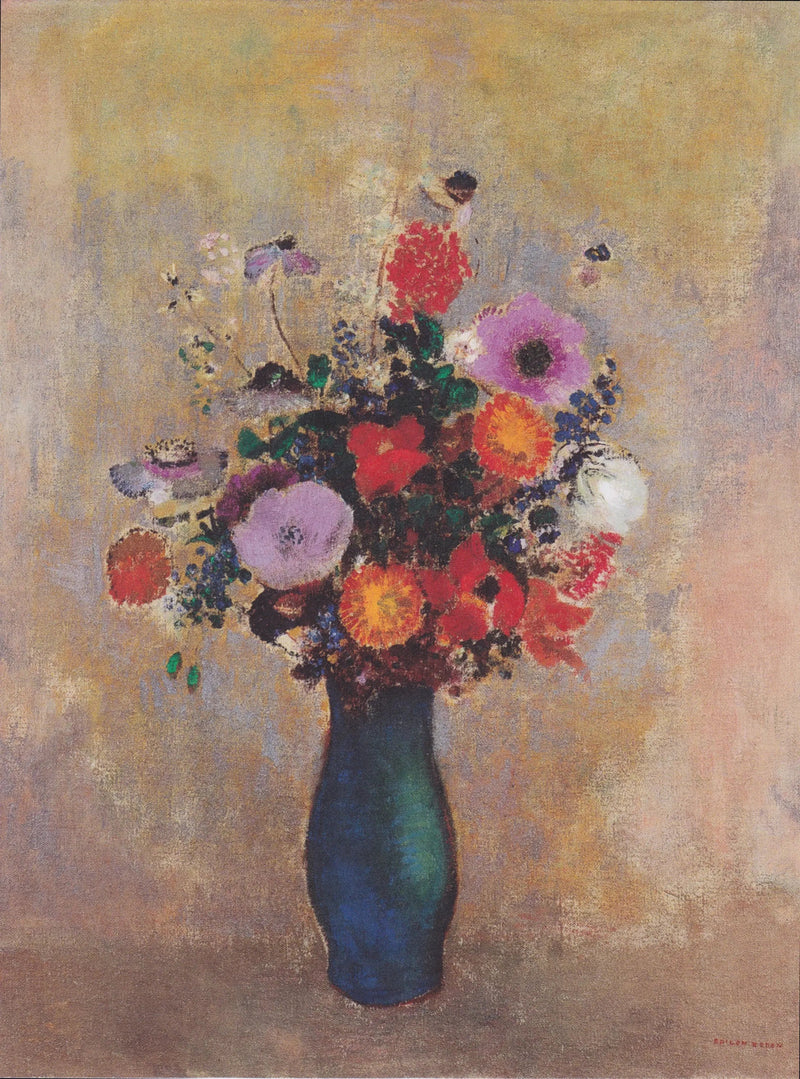 Kwiaty polne - Odilon Redon
