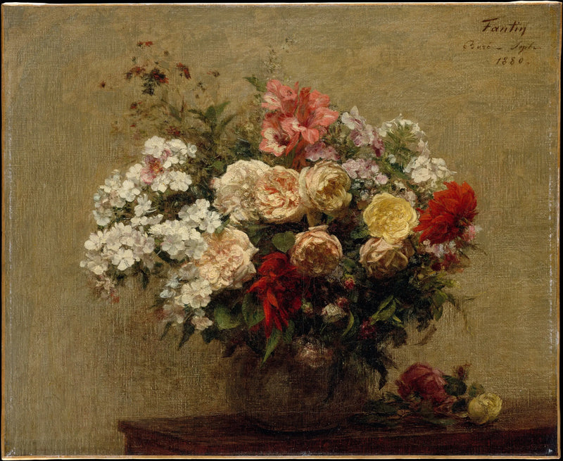 Letnie kwiaty - Henri Fantin-Latour