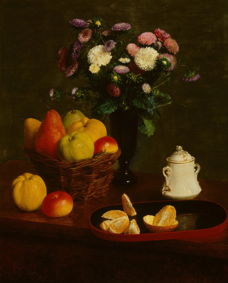 Kwiaty i owoce - Henri Fantin-Latour