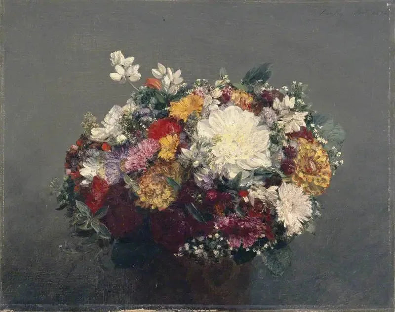 Kwiaty - Henri Fantin-Latour