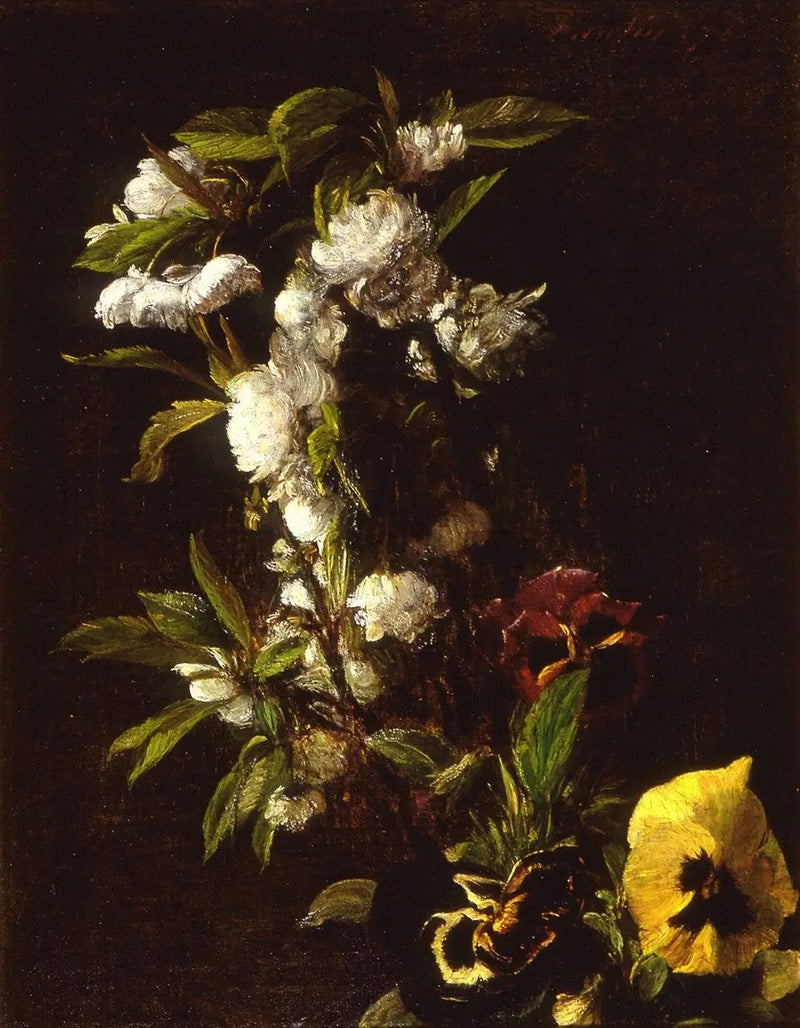 Kwiaty - Henri Fantin-Latour