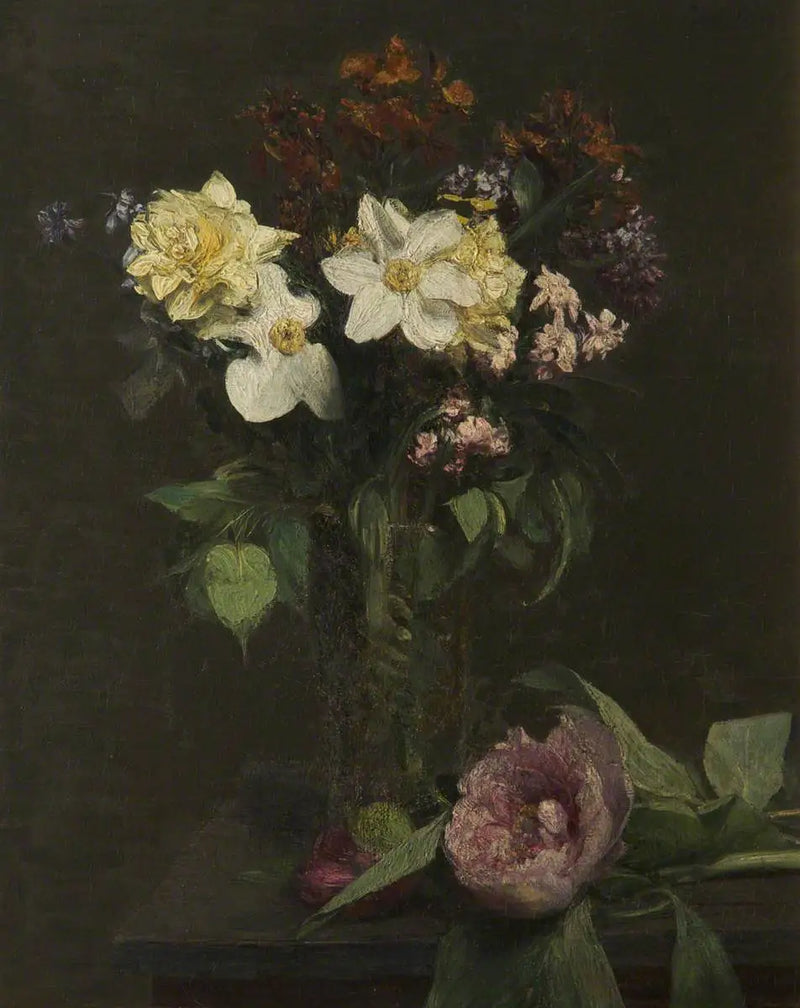 Kwiaty - Henri Fantin-Latour