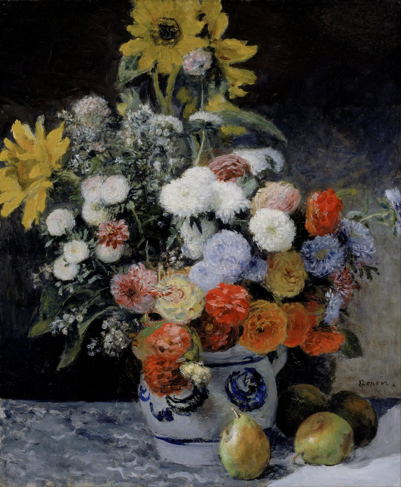 Kwiaty - Pierre-Auguste Renoir