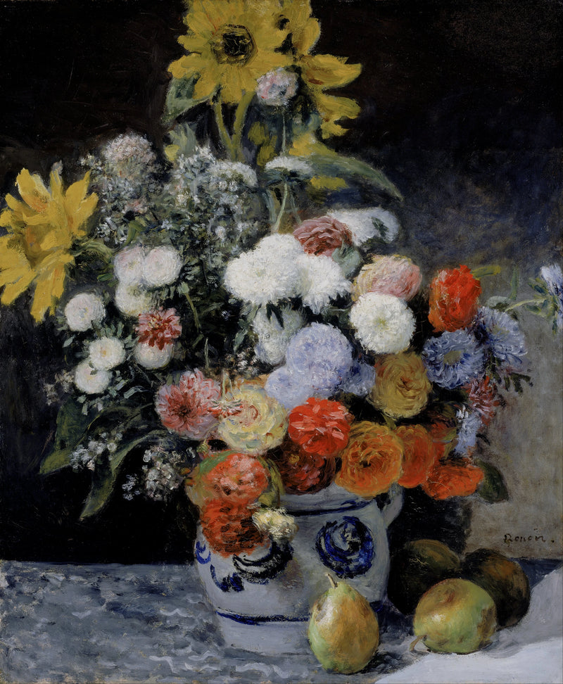 Kwiaty - Pierre-Auguste Renoir