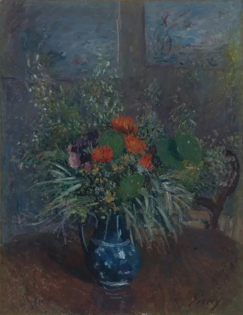 Dzikie kwiaty - Alfred Sisley