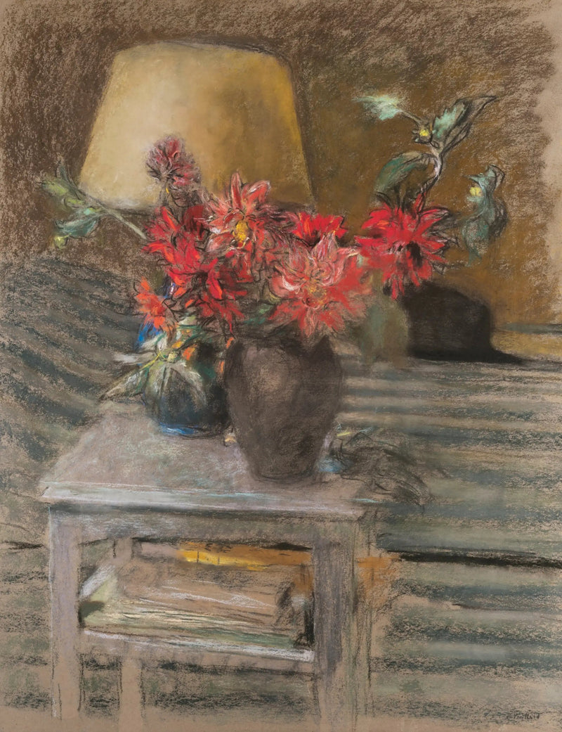 Kwiaty na stole - Édouard Vuillard