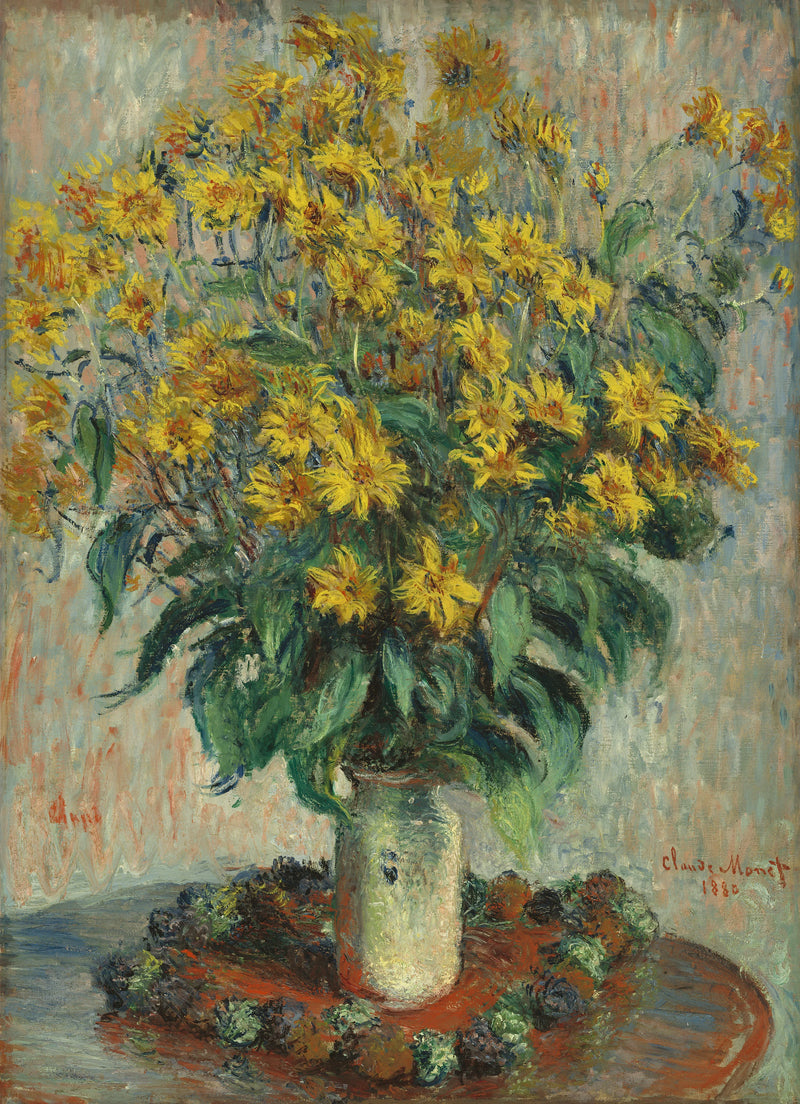 Jerozolimskie kwiaty karczocha W629 - Claude Monet