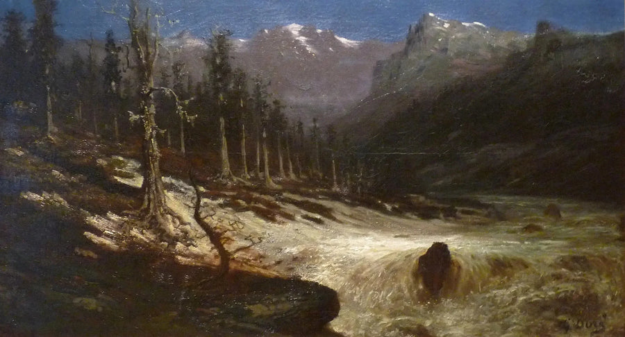 Rzeka Alpów - Gustave Doré