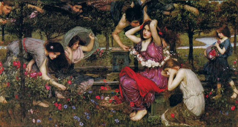 Flora i zefiry - John William Waterhouse