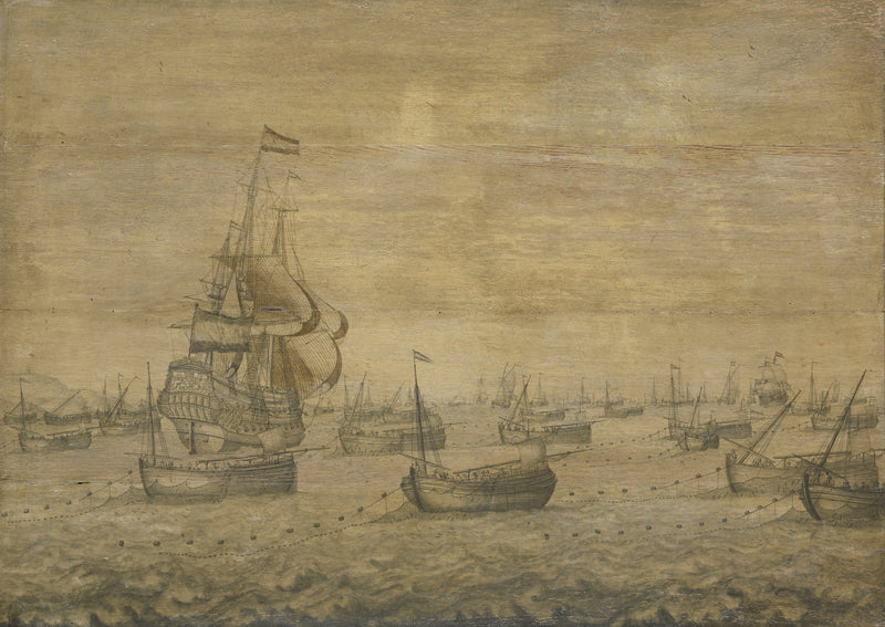 La flotte néerlandaise de hareng - Pieter Vogelaer