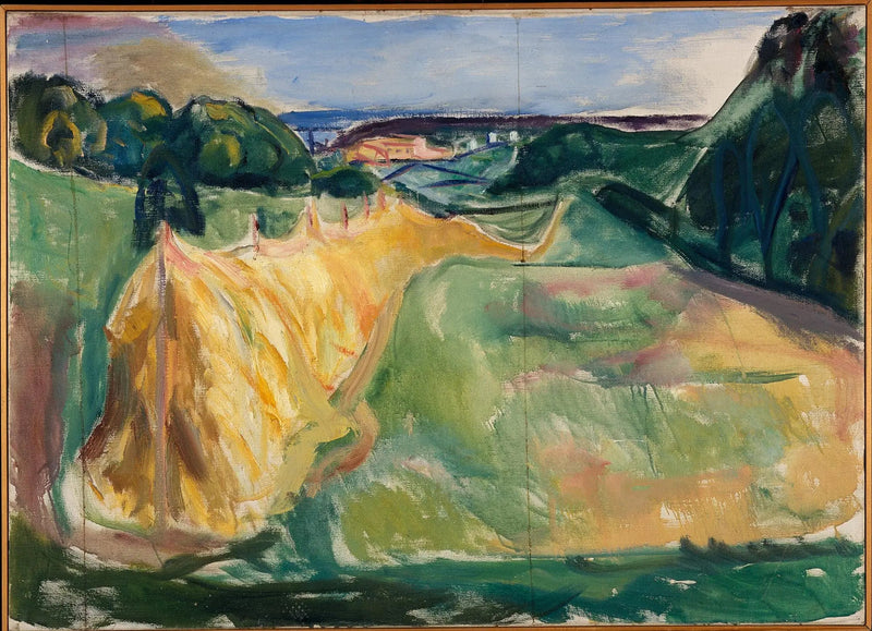 Suszący się siano - Edvard Munch