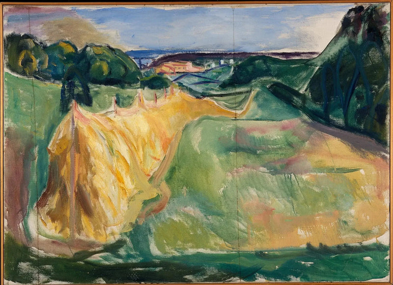 Suszący się siano - Edvard Munch