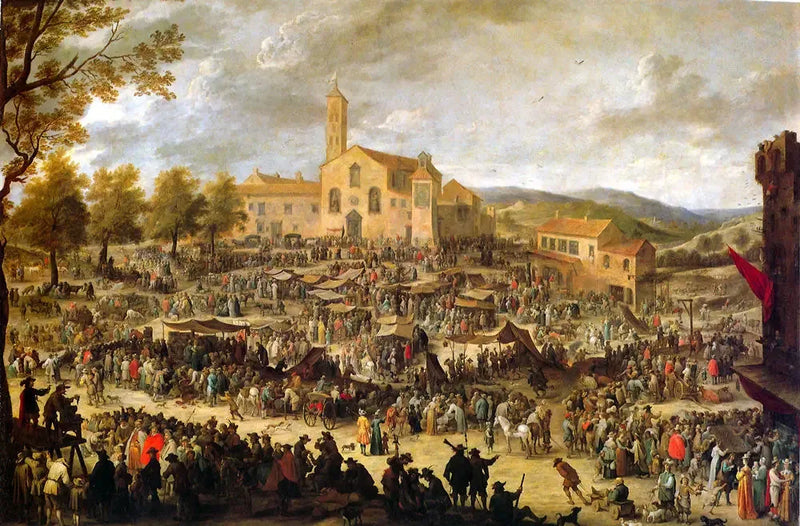 Targi Santa Maria dell'Impruneta we Florencji - David Teniers Młodszy