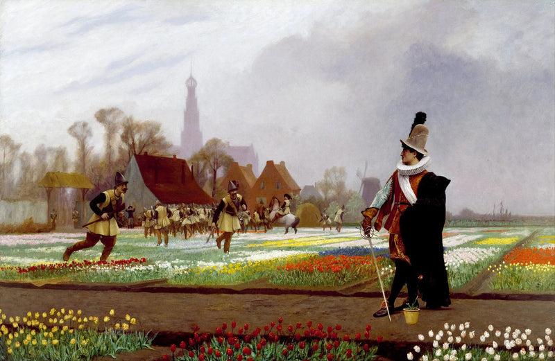 Tulipanowe szaleństwo - Jean-Léon Gérôme