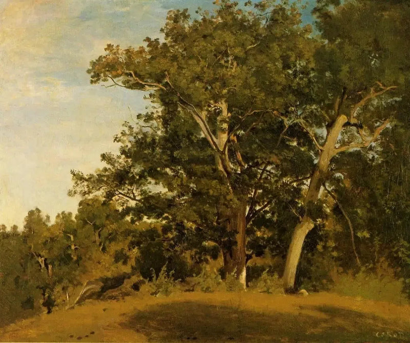 Fontainebleau – Przy wąwozach Apremont - Jean-Baptiste Camille Corot