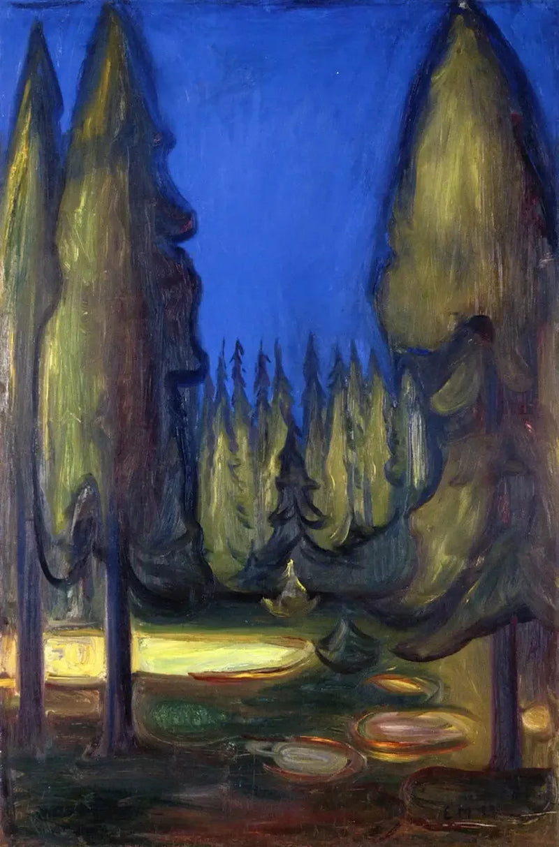 las świerkowy - Edvard Munch