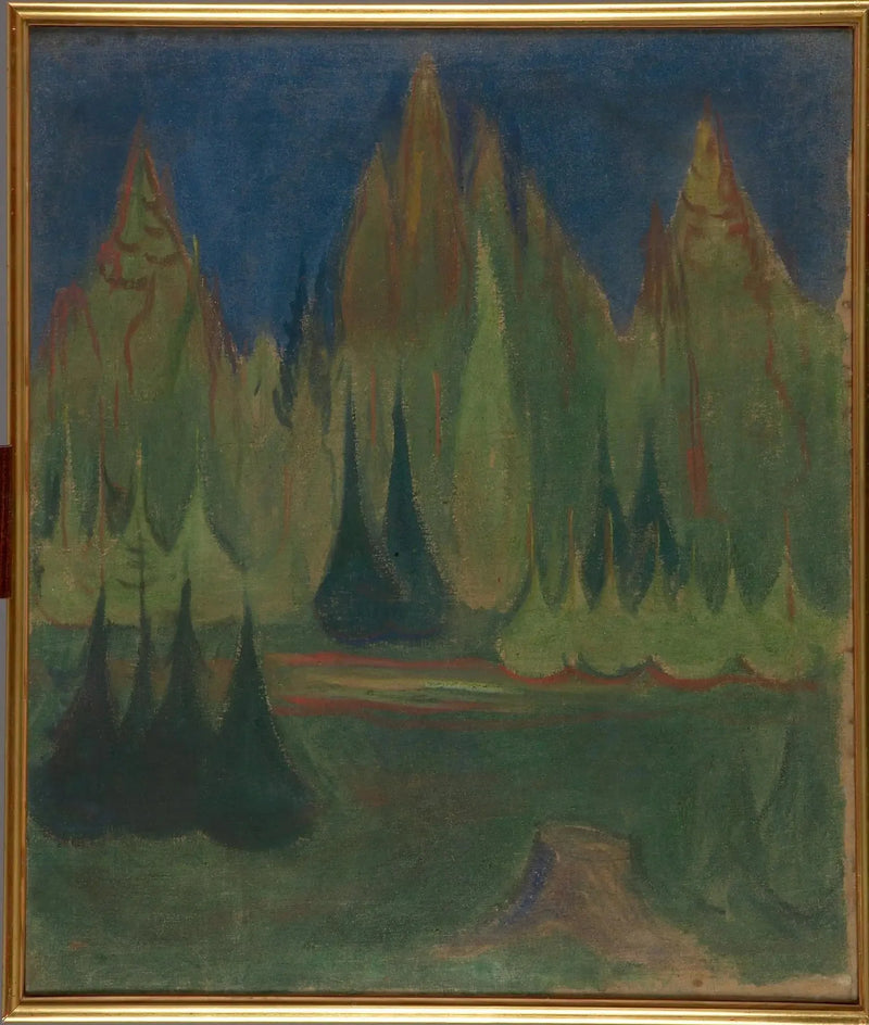 las świerkowy - Edvard Munch