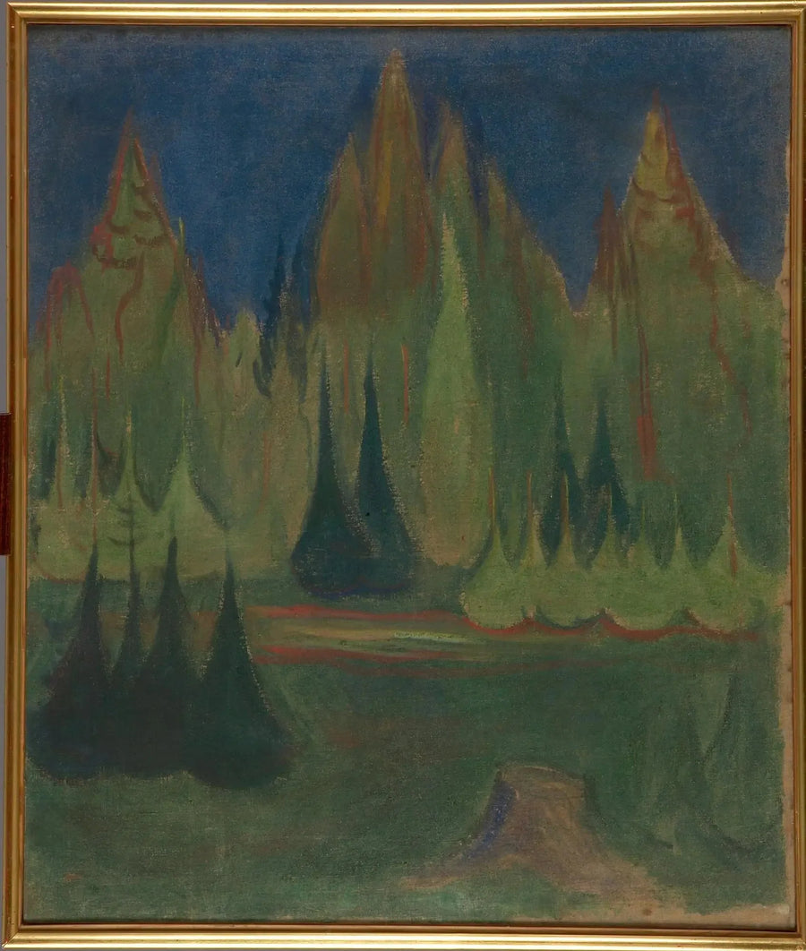 las świerkowy - Edvard Munch