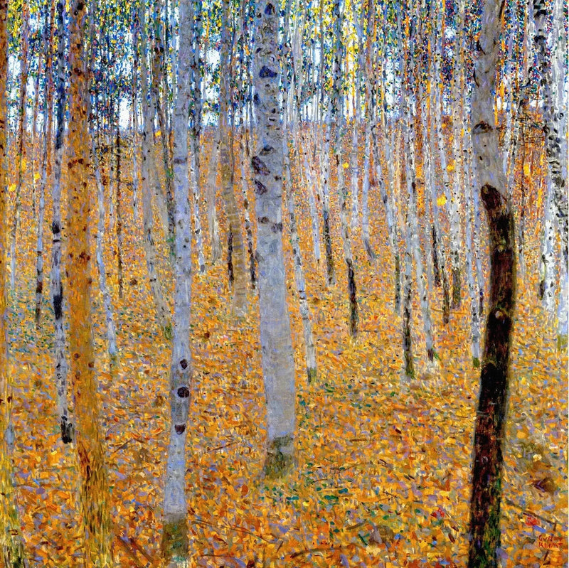 Las brzozowy - Gustav Klimt
