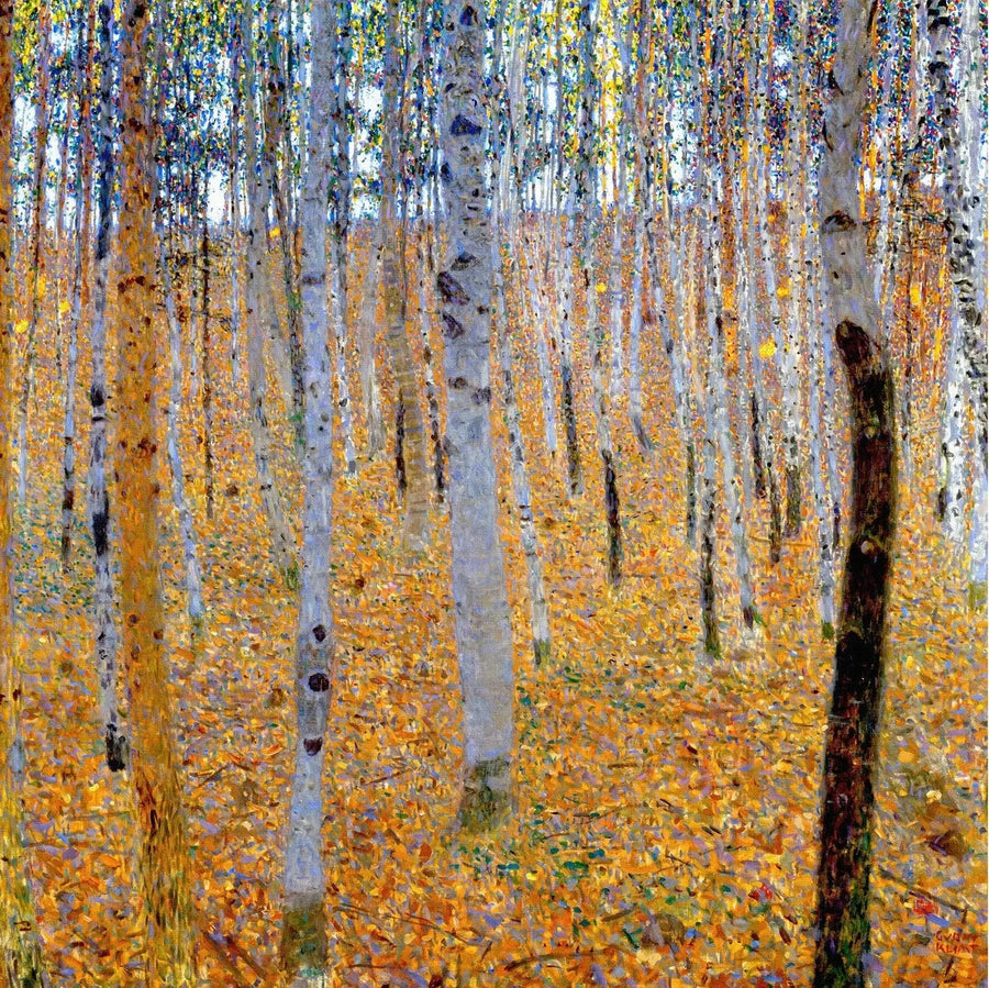 Las brzozowy - Gustav Klimt