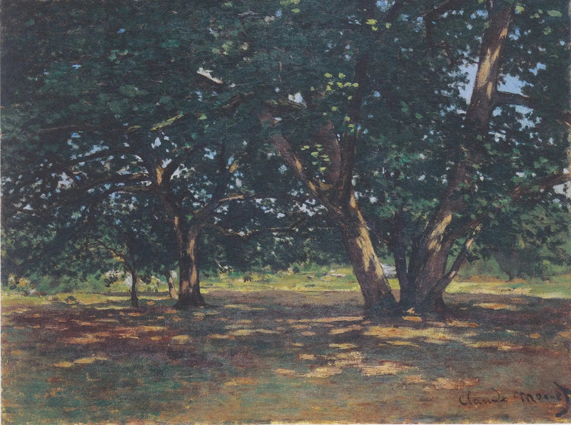 Las Fontainebleau - Claude Monet